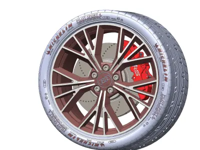 Audi Wheel Rim 3D model