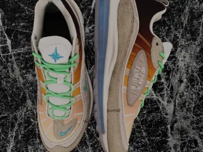 NIKE AIR MAX 98 ON AIR NYC LA MEZCLA 3D SHOES 3D model