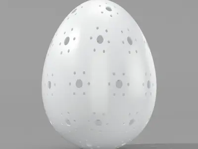 Egg Sculpture - 3 Models 3D Model Collection
