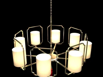 Chinese lantern 3D model shop
