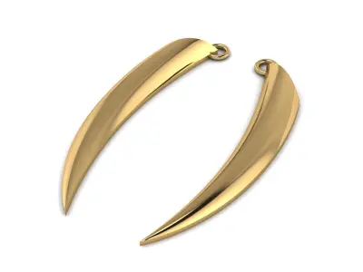 Earrings or pendants 3D print model