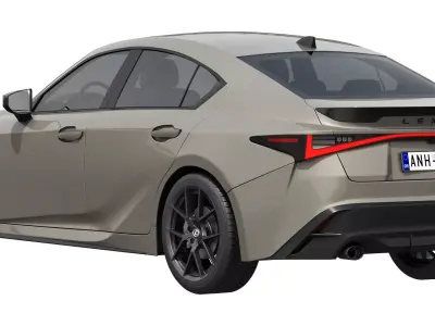 Lexus IS 350 F-sport 2026 3D model