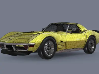 Chevrolet Corvette C3 Stingray - 1968-1982 3D model