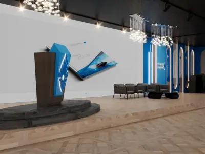 stage model 3D model