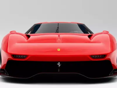 Ferrari P80C Low-poly 3D model