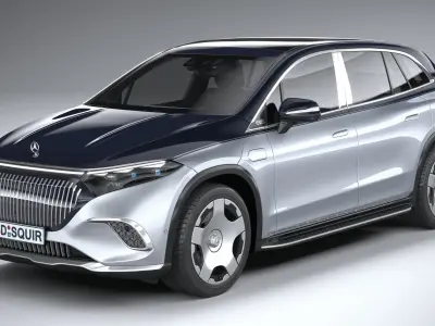 Mercedes-Benz EQS SUV Maybach 2024 3D model