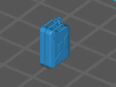 Metal canister 20L Scale model 1 43 3D print model