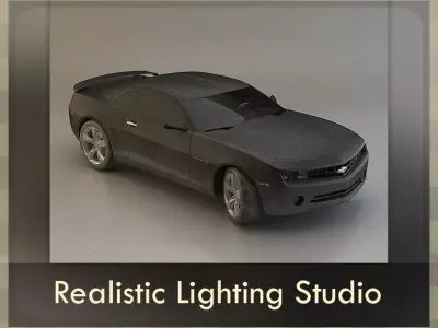 Realistic Lighting Studio 3D model