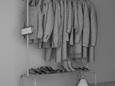 set of clothes 3D model