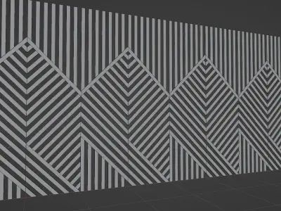 Wall wood seamless set2 V15 3D model