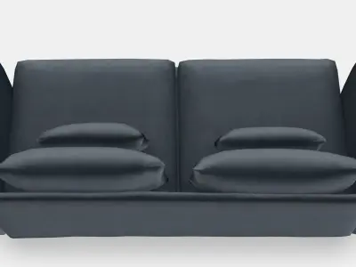 SODERHAMN 3-seat sofa 6 Low-poly 3D model
