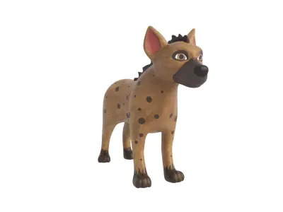 Cartoon Hyena 3D model