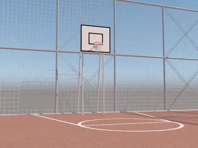 Basketball Court 3D model