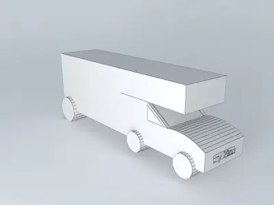 truck toy Free 3D model