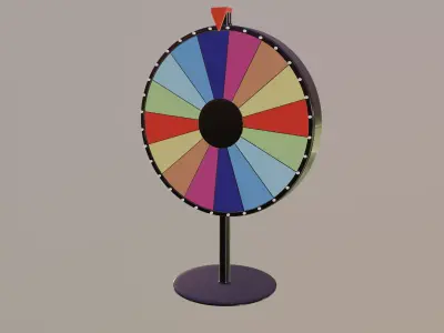 Spinning Wheel 3D model