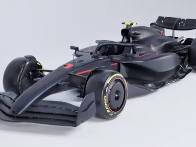 F1 2025 RB21 Formula 1 Race Car Low-poly 3D model Low-poly 3D model