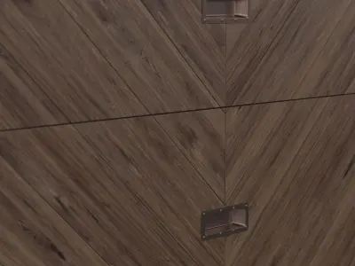 Greyson Dresser Smoke Acacia 3D model