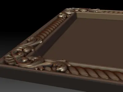Decorative frame 4 3D model