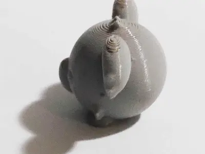 A cute Round Koala to decorate and play 3D print model