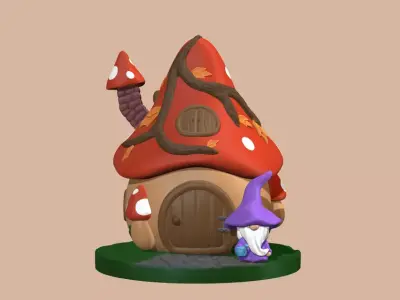 Gnome House 3D print model