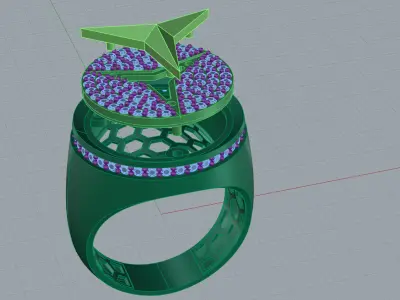 men ring 401002 3D print model