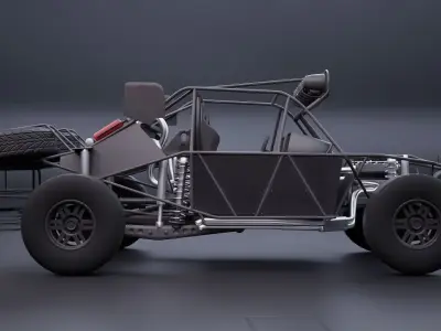 Trophy Truck Base 3D model