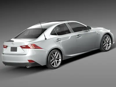Lexus IS 2014 3D model