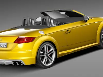 Audi TTS Roadster 2015 3D model
