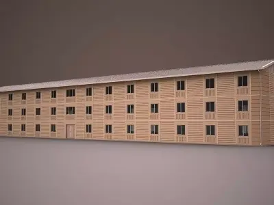 PREFABRICATED BUILDING 4 3D model