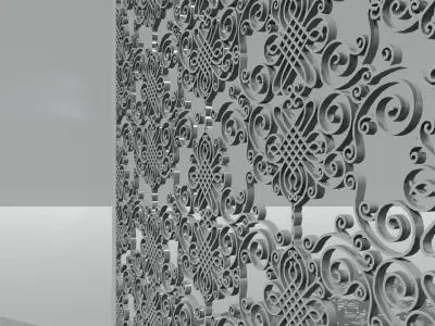 art decor home Low-poly 3D model