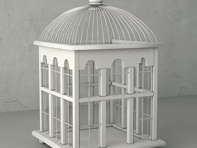 Molly Decorative Cage by ZARA HOME 3D model