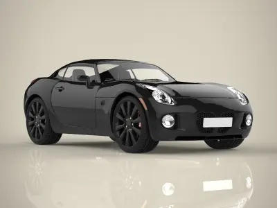 Mini sport car 3D model