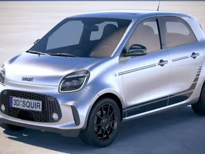 Smart EQ Forfour 2020 3D model