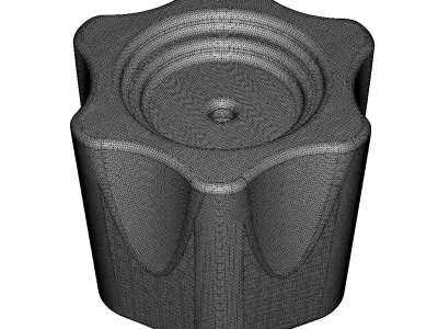 Faucet Plastic Knob 3D print model