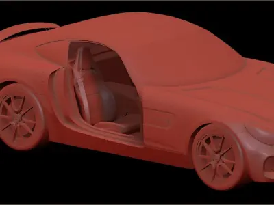 2016 Mercedes AMG GT-S 3D model