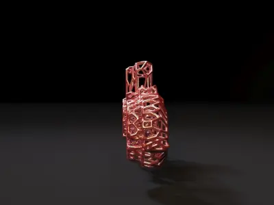 Love text 3D print model
