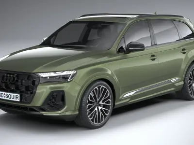 Audi SQ7 2025 3D model