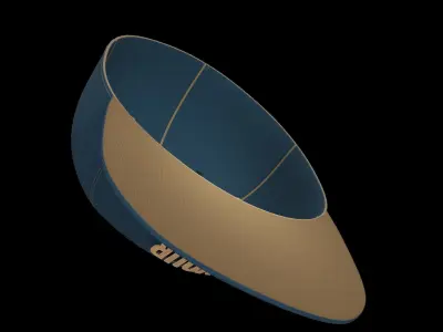 Custom Cap  Low-poly 3D model