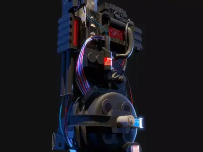 Proton Pack Ghostbusters 3D model