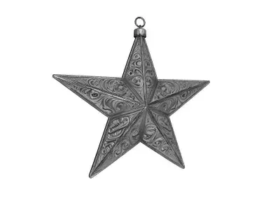 Christmas Star 3D Printable Decoration 3D print model purchase