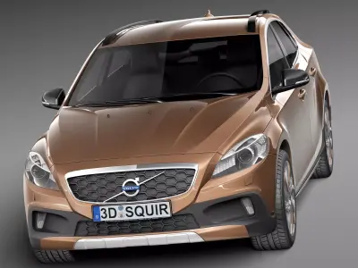 Volvo V40 Cross Country 2013 3D model