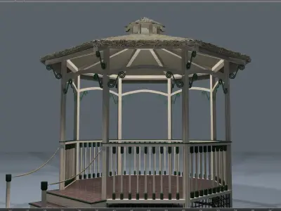 Garden Kiosk Free 3D model