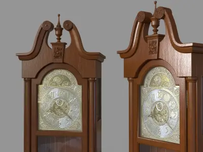 Howard Miller Grandfather Clock 3D model