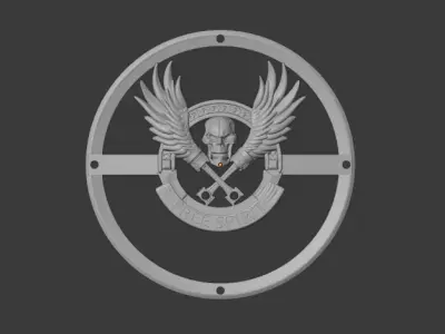 200mm Speaker Cover 3D print model
