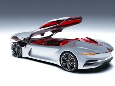 Renault Trezor 2016 Concept car 3D model