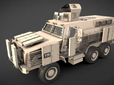 Caiman MRAP 3D model