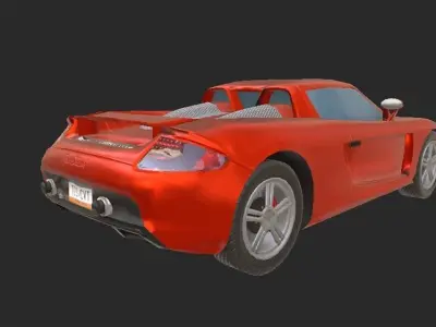 CARRERA GT REPLICA Low-poly 3D model