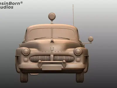 Mercury Eight 1949 Classic American Sedan 3D Model 3D print model