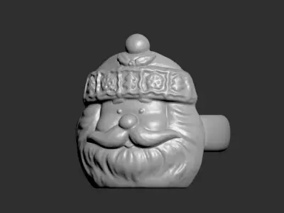Santa Claus Napkin Ring 3D print model