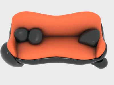 Bonetti Sofa Pbr 3D model